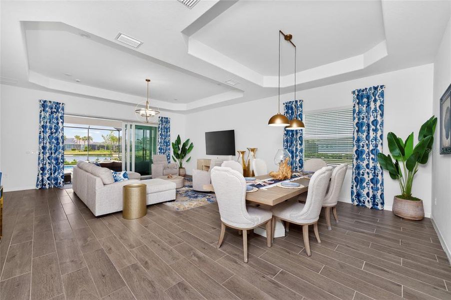 Furnished interior view inside a new home in , Punta Gorda (Image 4).