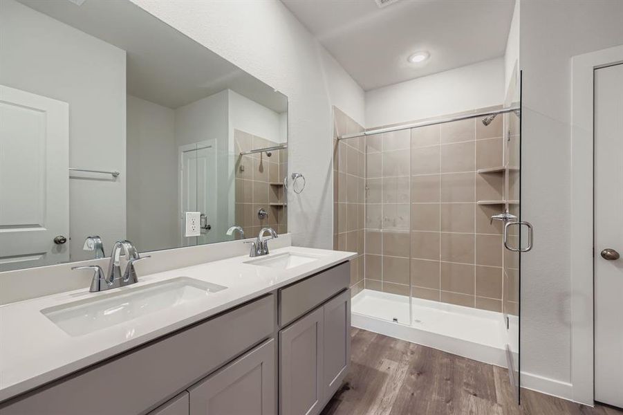 Furnished interior view inside a new home in MiraVerde, Crowley (Image 7). Furnished interior view inside a new home in MiraVerde, Crowley (Image 7).