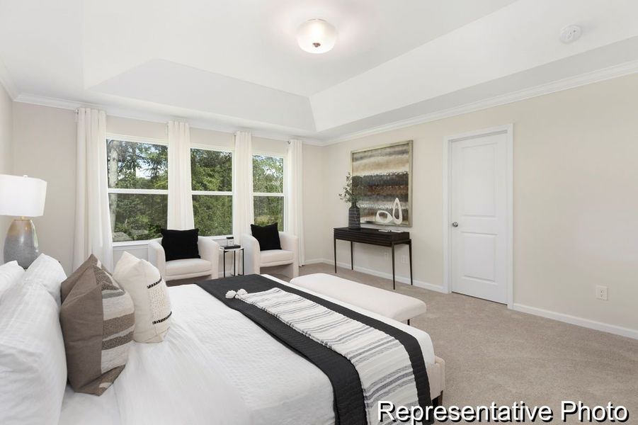 Furnished interior view inside a new home in Morrow Brook, Albemarle (Image 21).