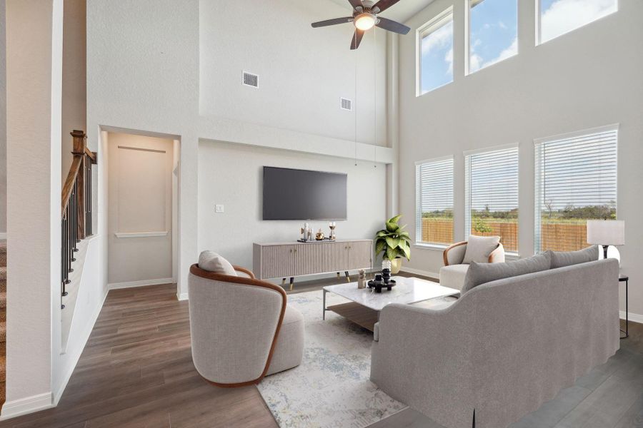 Furnished interior view inside a new home in Kingdom Heights, Rosenberg (Image 6).
