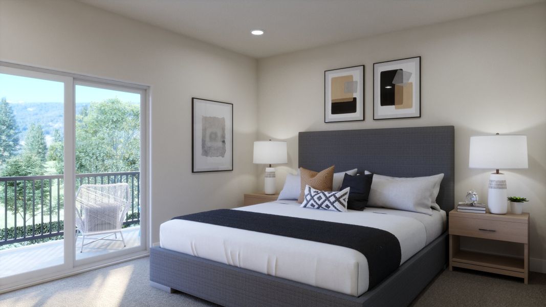 Representative furnished interior of a home built from the A by Trumark Homes in Erie Highlands, Erie (Image 9).