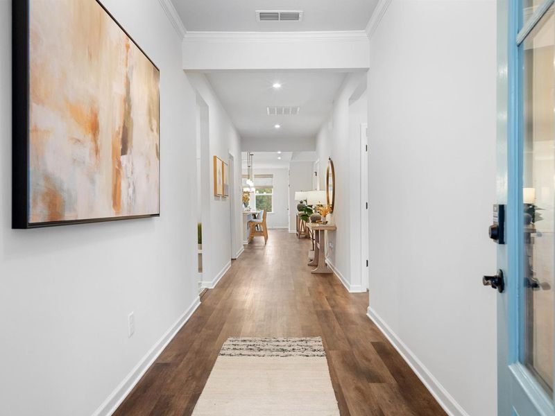 Representative unfurnished interior of a home built from the The Edison C by Davidson Homes LLC in Kelly Preserve, Loganville (Image 19).