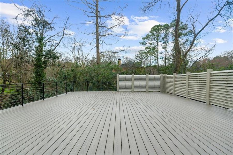 Exterior details and patio area of a home in , Atlanta (Image 28).