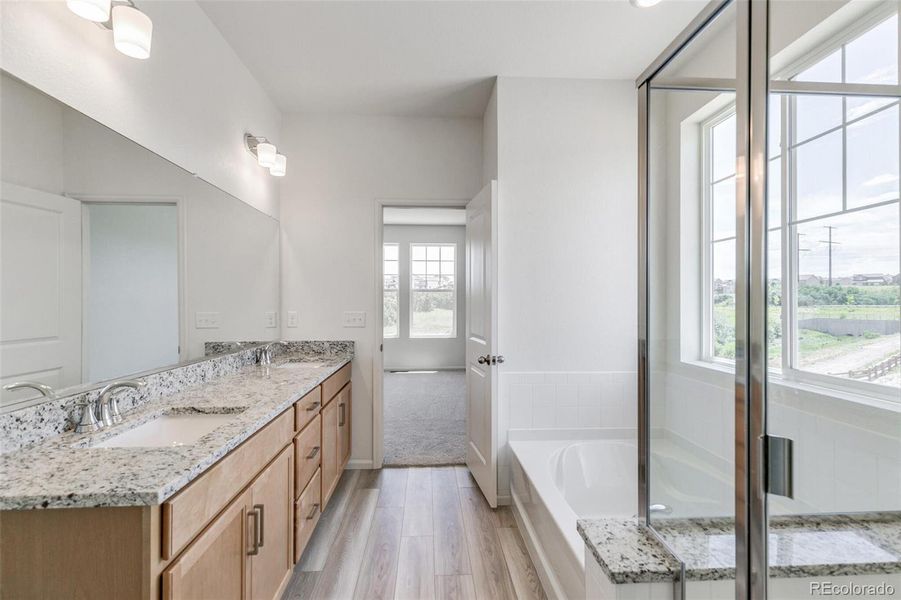 Furnished interior view inside a new home in Terrain Oak Valley, Castle Rock (Image 15).