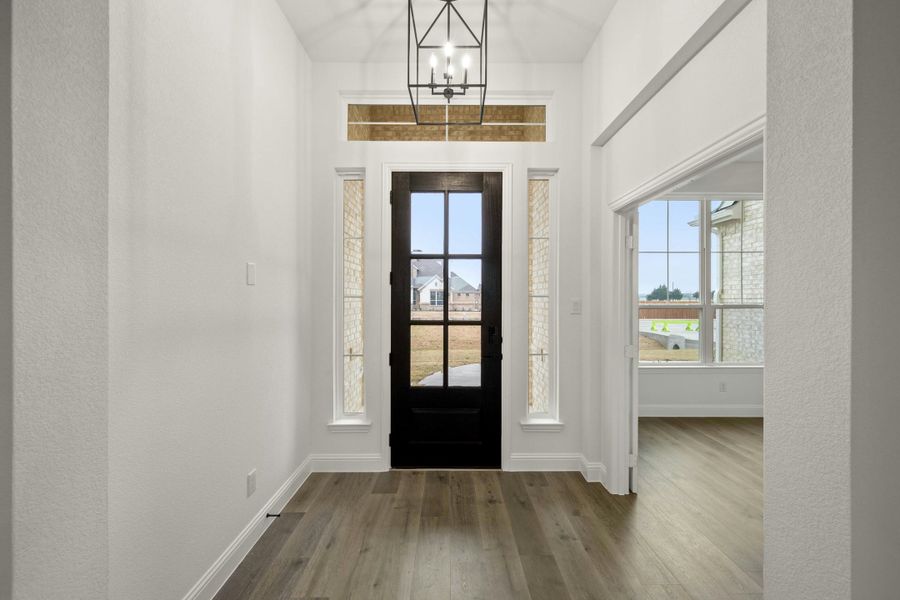Representative unfurnished interior of a home built from the Dickson by Kindred Homes in Oak Creek Ranch, Waxahachie (Image 12).