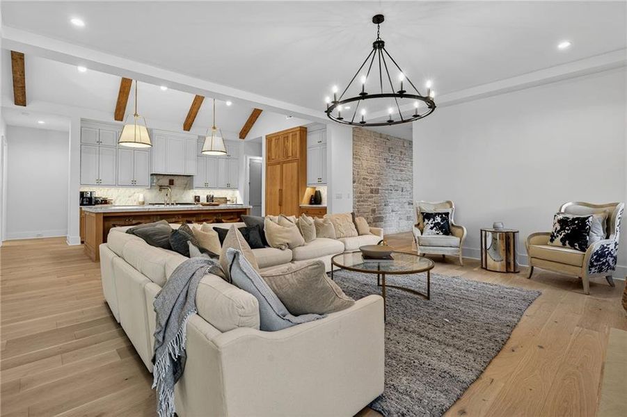 Furnished interior view inside a new home in , Alpharetta (Image 15).