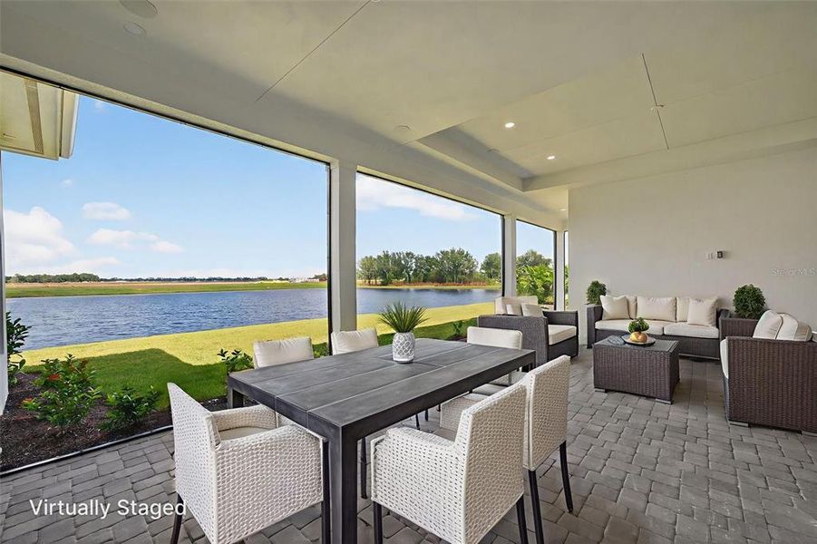 Exterior details and patio area of a home in , Sarasota (Image 29).