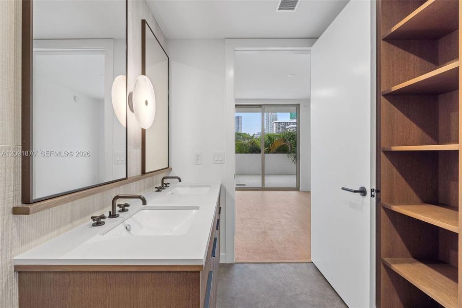 Furnished interior view inside a new home in , Miami (Image 14).
