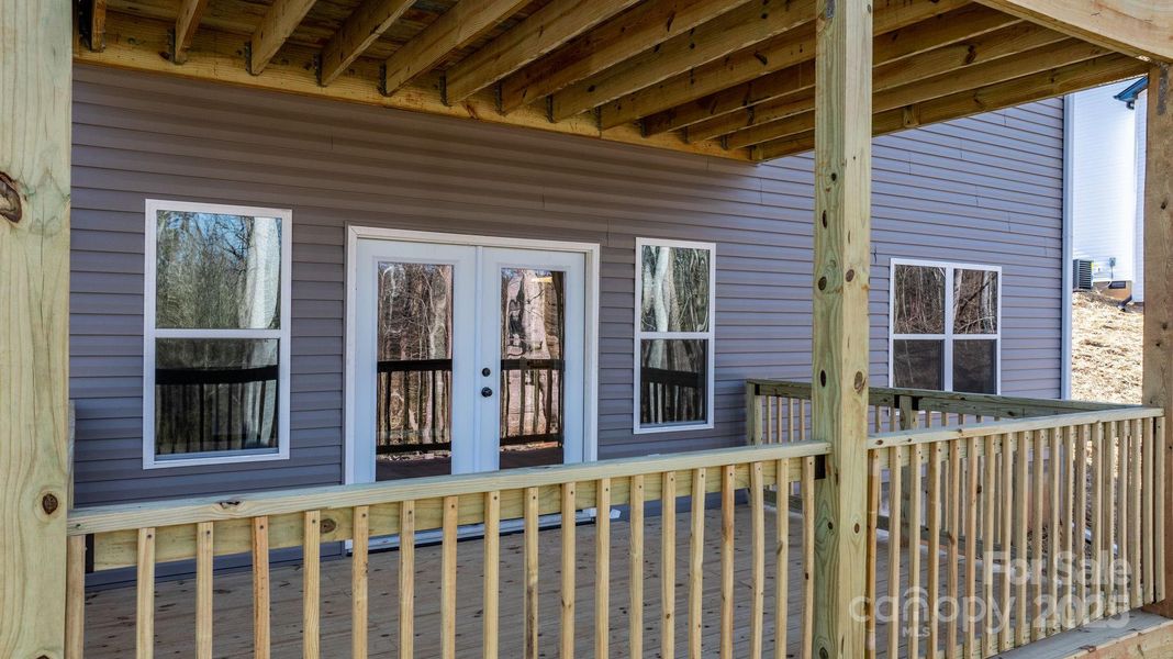 Exterior details and patio area of a home in , Maiden (Image 4).