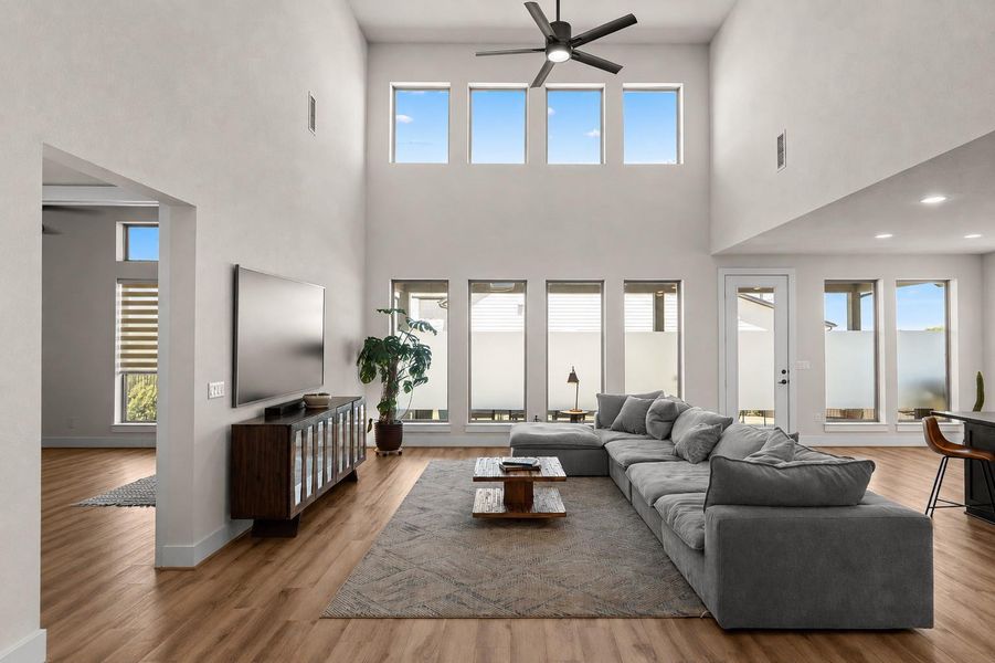 Furnished interior view inside a new home in Easton Park, Austin (Image 12).