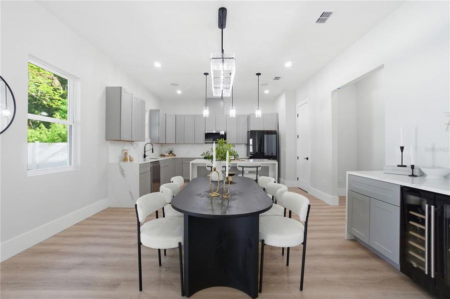 Furnished interior view inside a new home in , Belle Isle (Image 38).