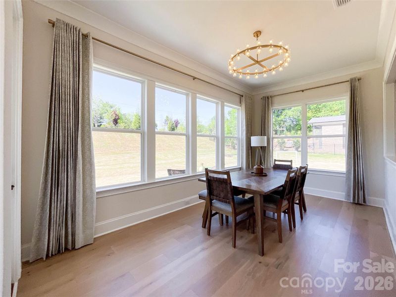 Furnished interior view inside a new home in , Huntersville (Image 7).