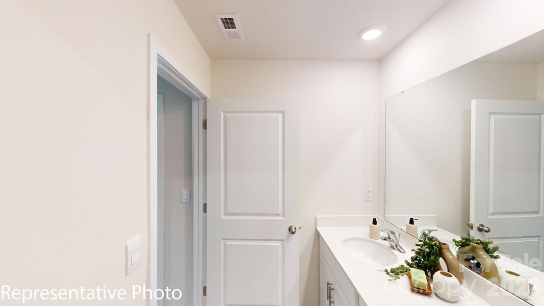 Furnished interior view inside a new home in Clark Creek Landing, Lincolnton (Image 22).