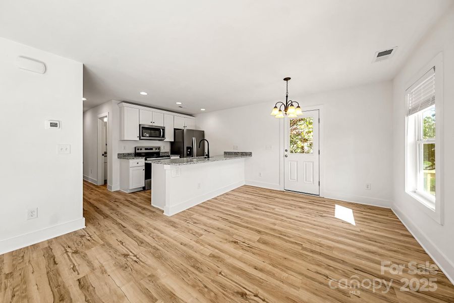 Spacious, unfurnished interior of a new home in , Maiden (Image 11).