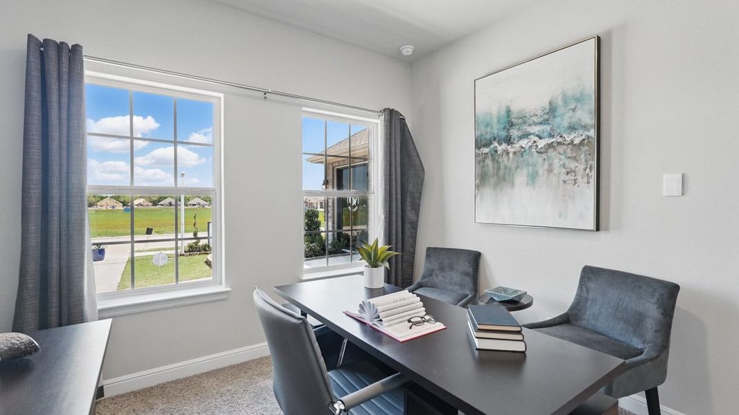 Furnished interior view inside a new home in Eden Ranch, Arlington (Image 39).