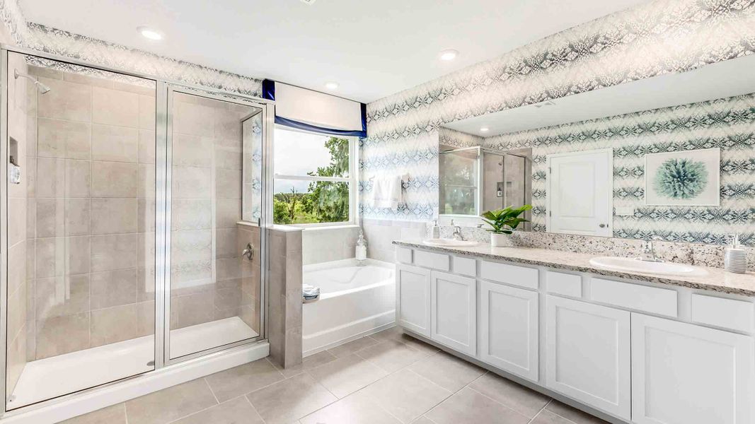 Furnished interior view inside a new home in Angeline, Land O' Lakes (Image 16).