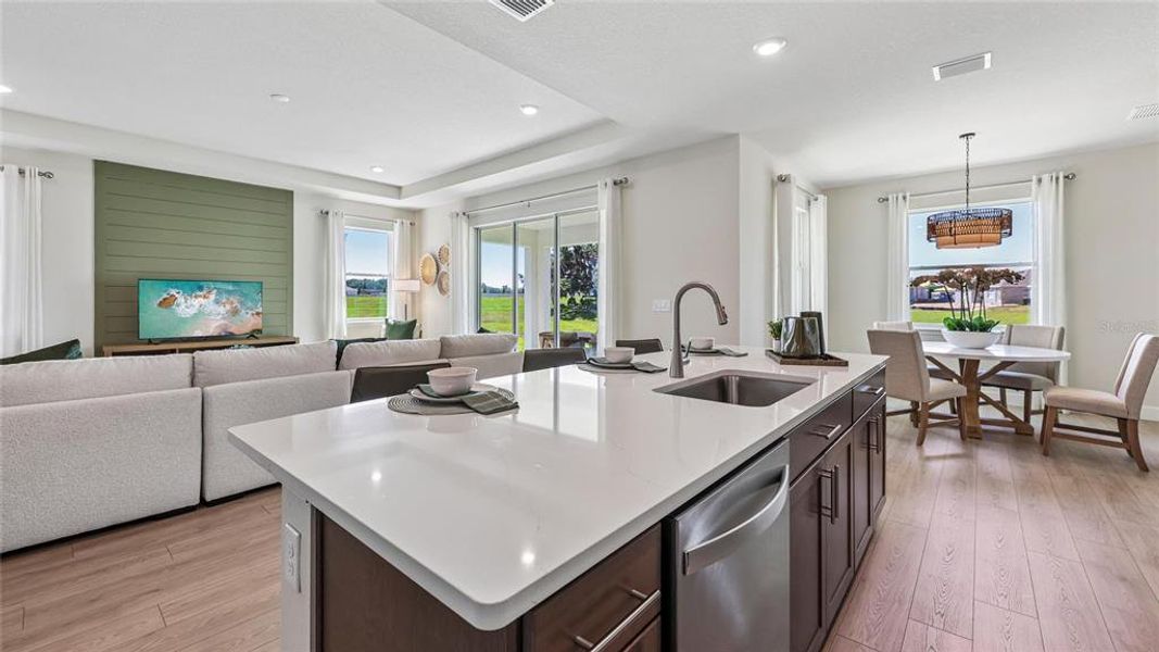 Furnished interior view inside a new home in Buchanan Trails, Newberry (Image 21).