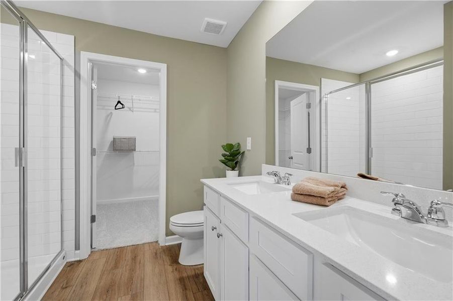 Furnished interior view inside a new home in Crossvine Village, LaGrange (Image 11).