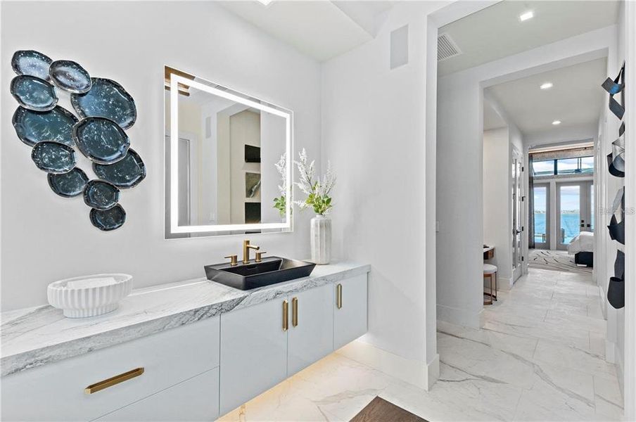 Furnished interior view inside a new home in Shellstone at Waterside, Sarasota (Image 14).