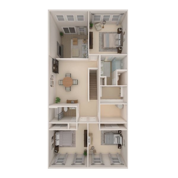 2D floor plan layout for the Seaview by K. Hovnanian® Homes in Heath Golf & Yacht Villas, Heath, TX (Image 19). 2D floor plan layout for the Seaview by K. Hovnanian® Homes in Heath Golf & Yacht Villas, Heath, TX (Image 19).