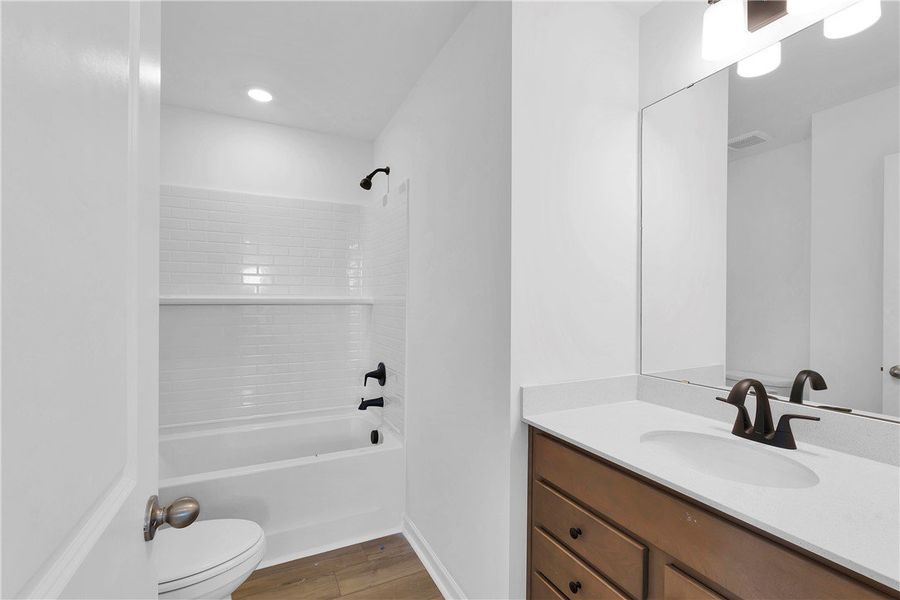 Furnished interior view inside a new home in Meece Townhomes, Easley (Image 7). Furnished interior view inside a new home in Meece Townhomes, Easley (Image 7).