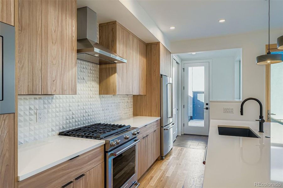 Furnished interior view inside a new home in , Denver (Image 10).