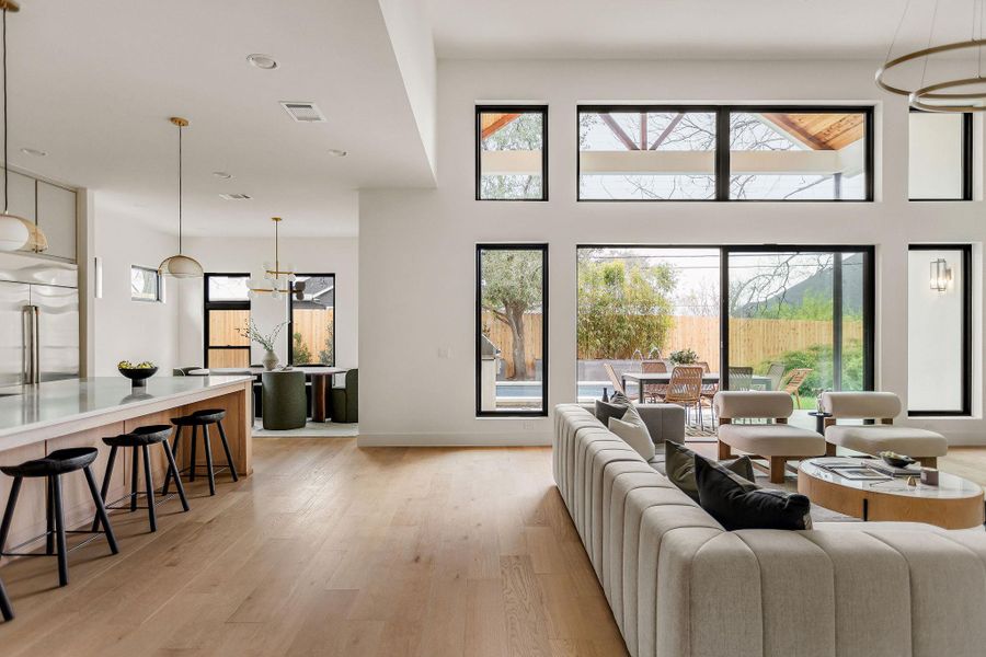 Furnished interior view inside a new home in , Austin (Image 10).