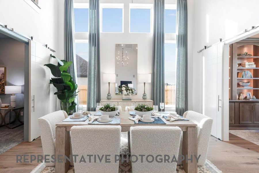 Furnished interior view inside a new home in Cross Creek West, Fulshear (Image 33).