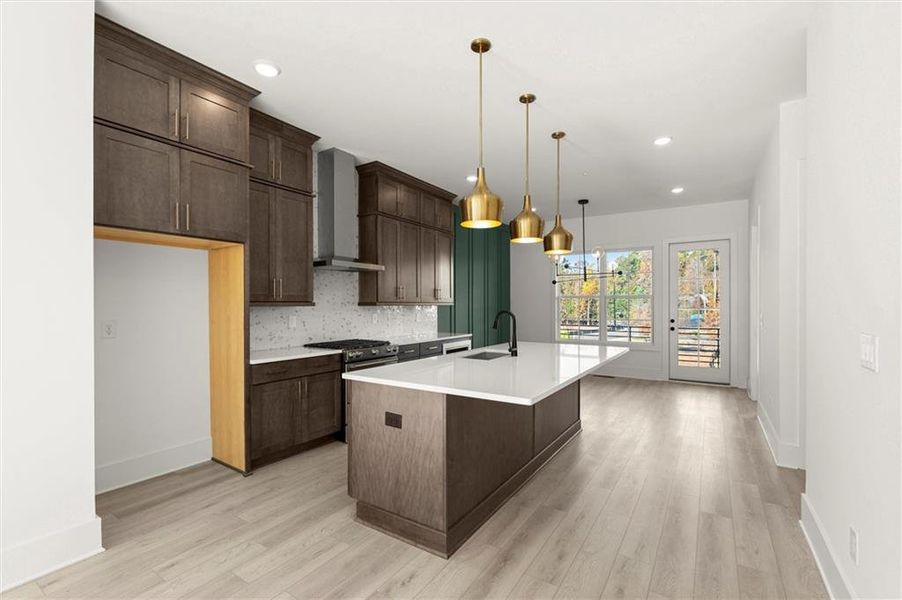 Furnished interior view inside a new home in , Alpharetta (Image 5).