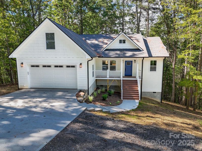 Front exterior of a new home in , Alexander, NC, highlighting curb appeal (Image 27). Front exterior of a new home in , Alexander, NC, highlighting curb appeal (Image 27).