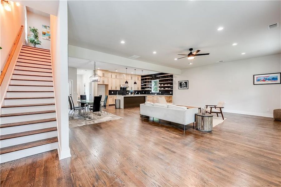 Furnished interior view inside a new home in , Atlanta (Image 34).
