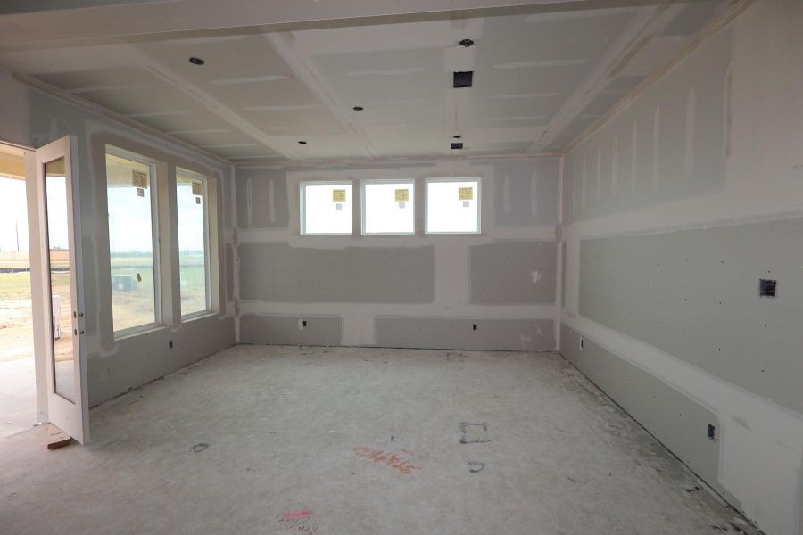 In-progress construction of a new home in Dunham Pointe, Cypress, TX (Image 5).