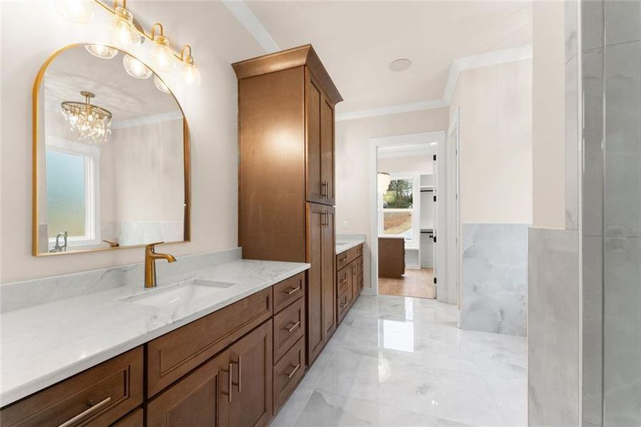 Furnished interior view inside a new home in , Gainesville (Image 14).