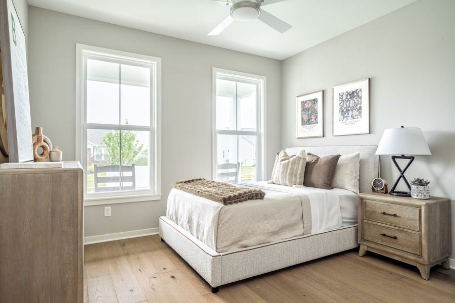 Representative furnished interior of a home built from the Linden by Fischer Homes in Twin Lakes, Hoschton (Image 22).