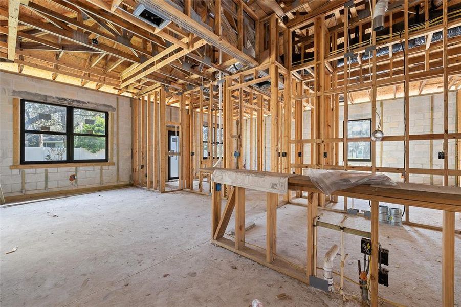 In-progress construction of a new home in , Kissimmee, FL (Image 10).