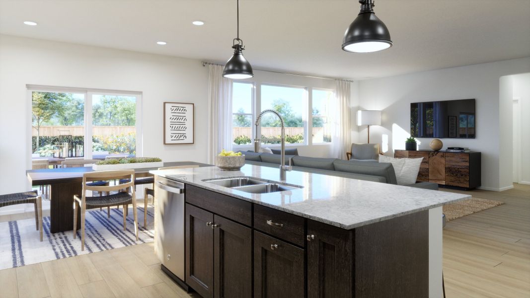 Furnished interior view inside a new home in The Estates Collection at Talon Pointe, Thornton (Image 8).