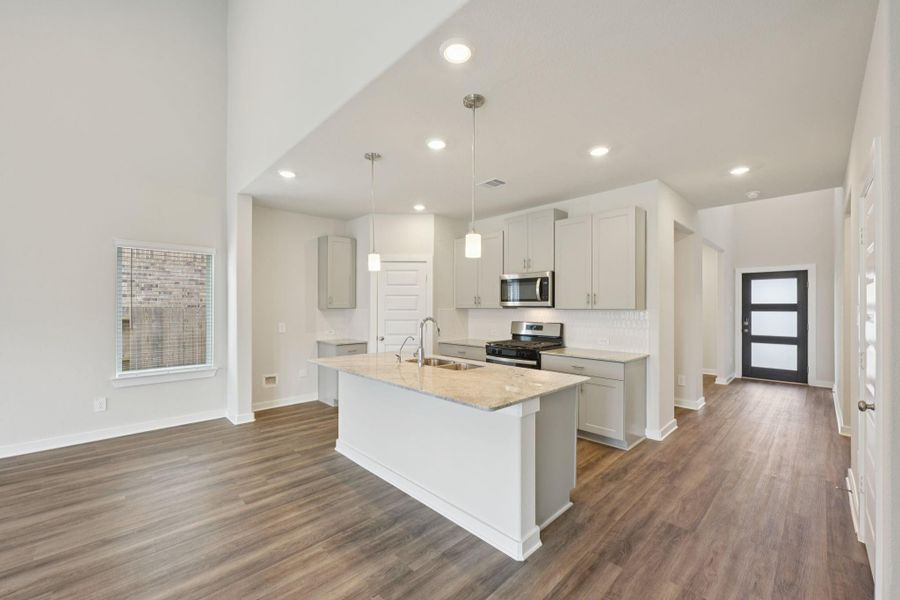 Furnished interior view inside a new home in Kingdom Heights, Rosenberg (Image 9). Furnished interior view inside a new home in Kingdom Heights, Rosenberg (Image 9).