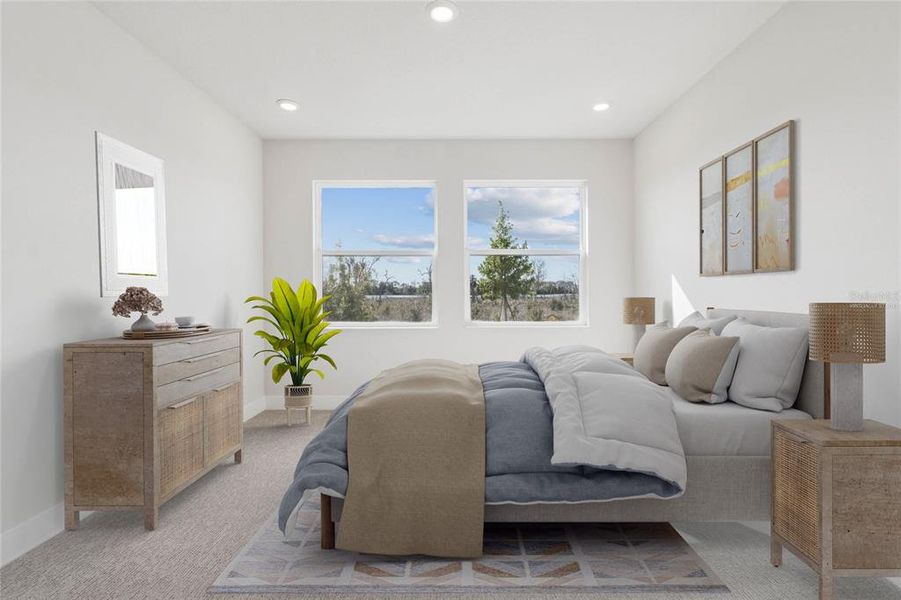 Furnished interior view inside a new home in Gracewater at Sarasota, Sarasota (Image 6).