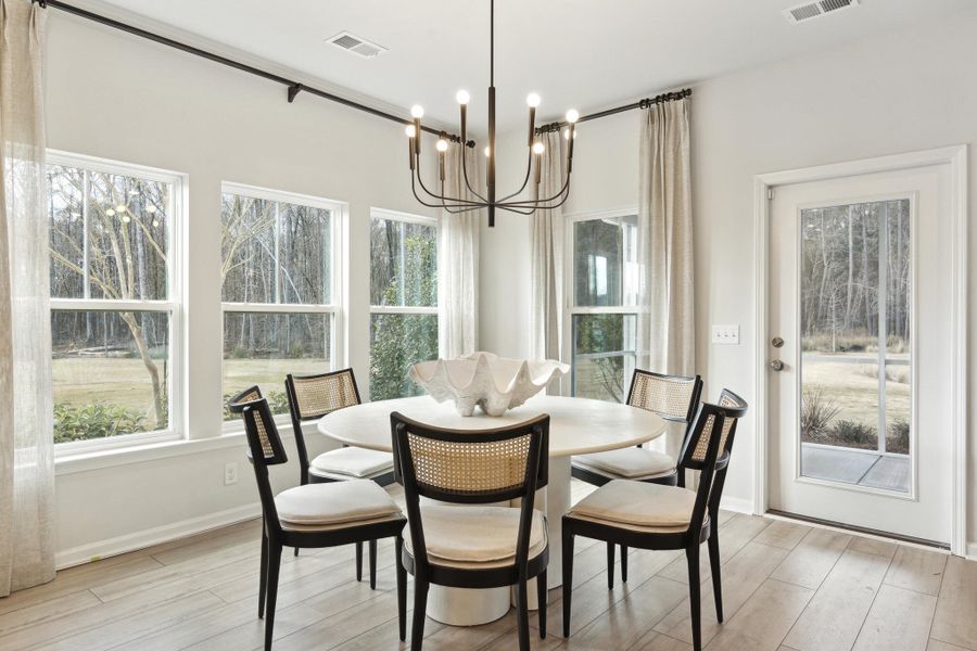 Furnished interior view inside a new home in Horizons at Summers Corner | 55+, Summerville (Image 5).