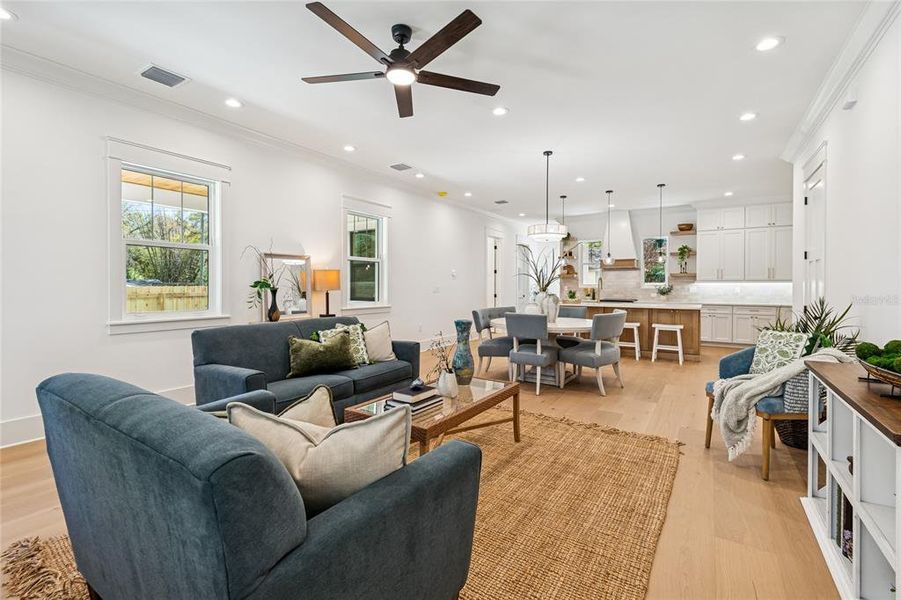 Furnished interior view inside a new home in , Tampa (Image 38). Furnished interior view inside a new home in , Tampa (Image 38).