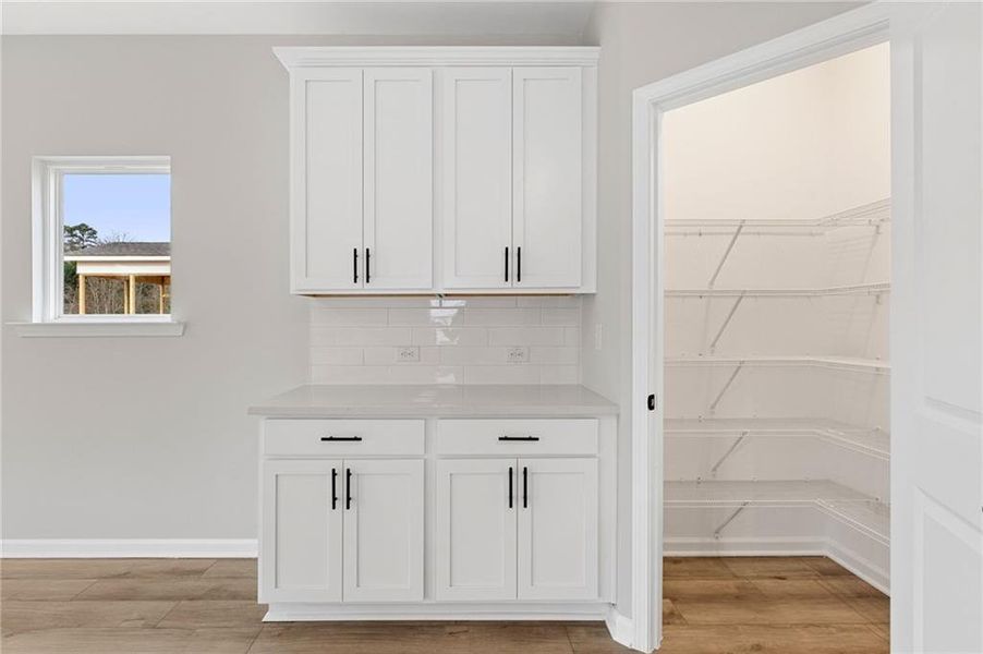 Furnished interior view inside a new home in The Bluffs, Canton (Image 11). Furnished interior view inside a new home in The Bluffs, Canton (Image 11).