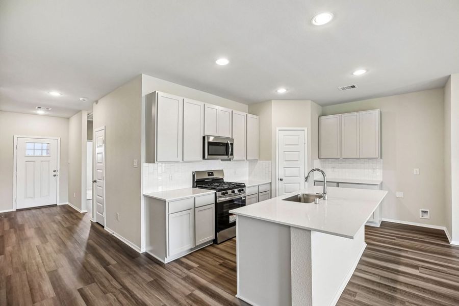 Furnished interior view inside a new home in Mustang Meadows, Waller (Image 7).