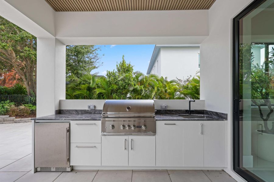 Furnished interior view inside a new home in , Boynton Beach (Image 41).
