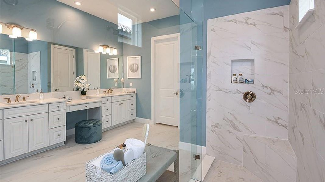 Furnished interior view inside a new home in Esplanade at Wiregrass Ranch, Wesley Chapel (Image 7).