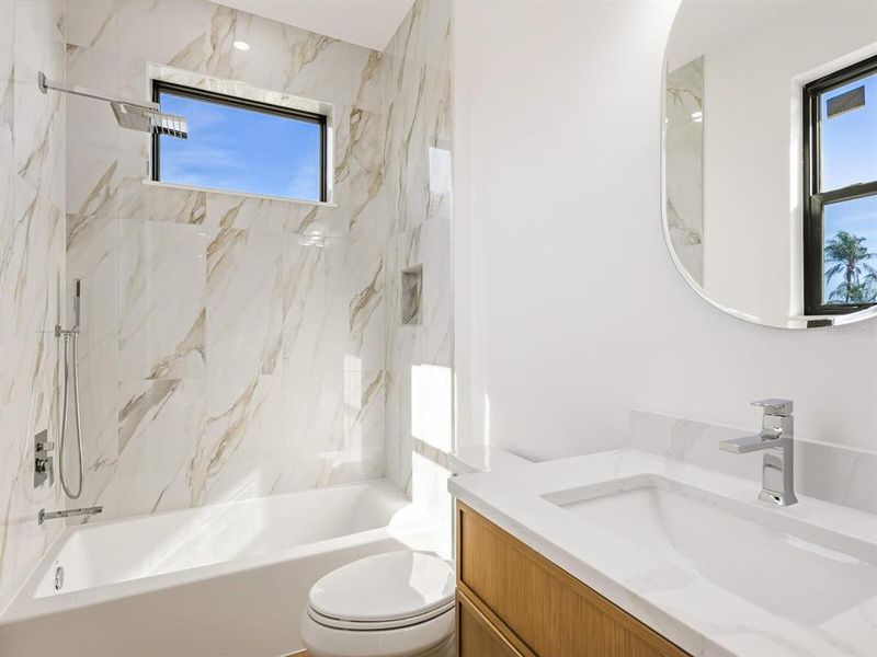 Furnished interior view inside a new home in , Sarasota (Image 38).