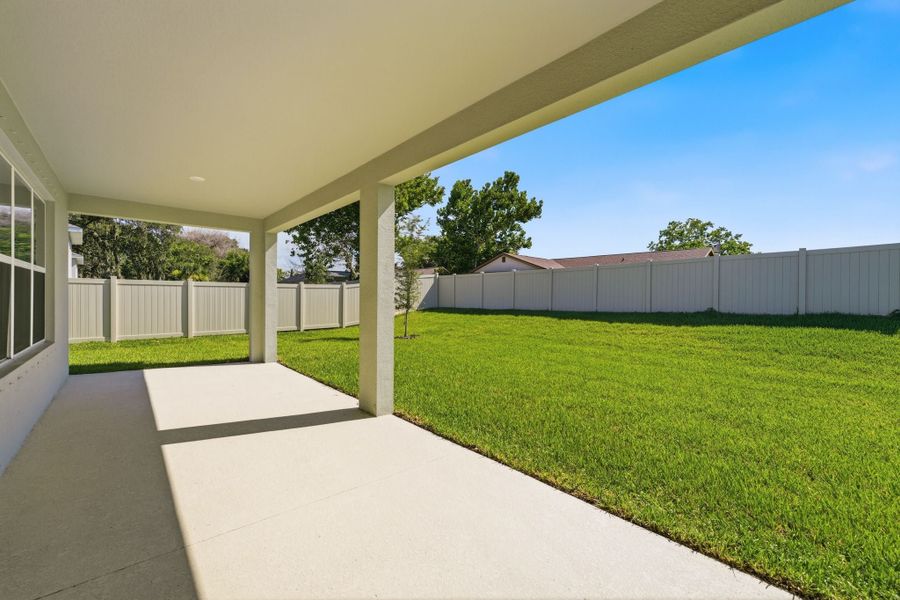 Exterior details and patio area of a home in Country Club Estates, Palm Bay (Image 2). Exterior details and patio area of a home in Country Club Estates, Palm Bay (Image 2).