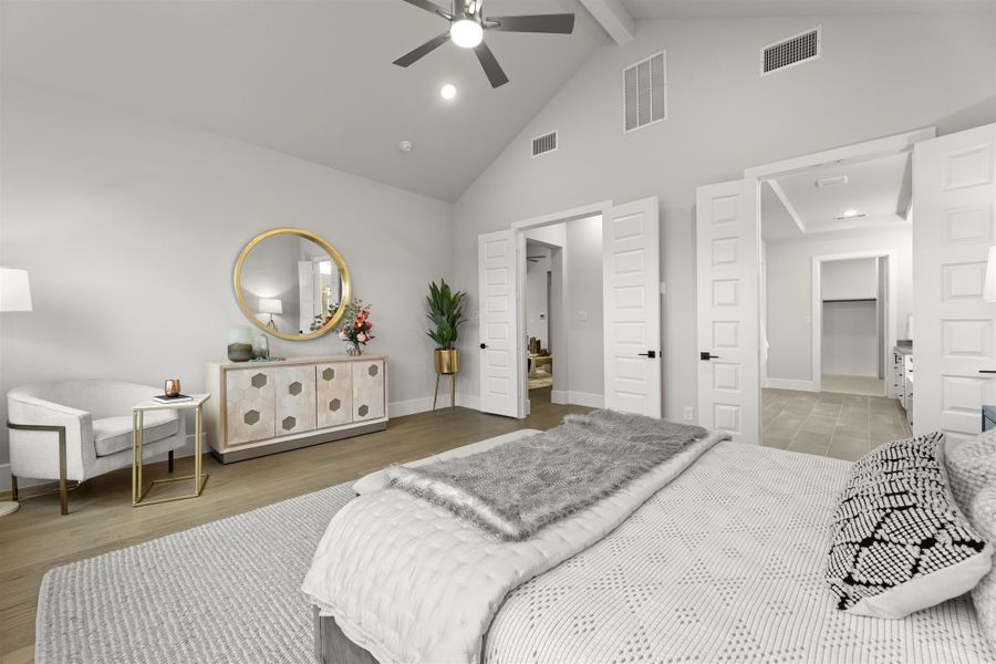 2D floor plan layout for the Tahiti by Stonefield Homes in Heath Golf and Yacht: Elegante' Series, Heath, TX (Image 18). 2D floor plan layout for the Tahiti by Stonefield Homes in Heath Golf and Yacht: Elegante' Series, Heath, TX (Image 18).