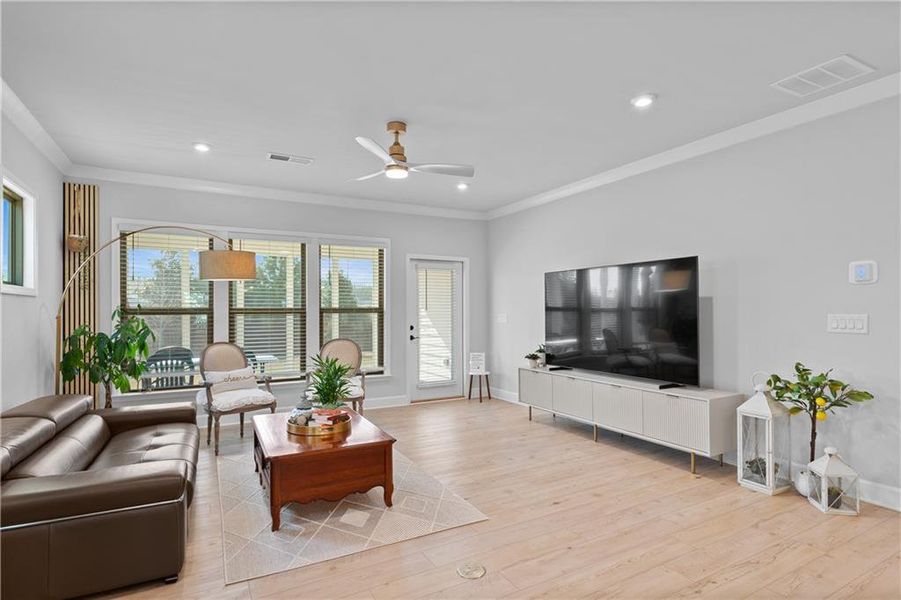 Furnished interior view inside a new home in , Hoschton (Image 33). Furnished interior view inside a new home in , Hoschton (Image 33).