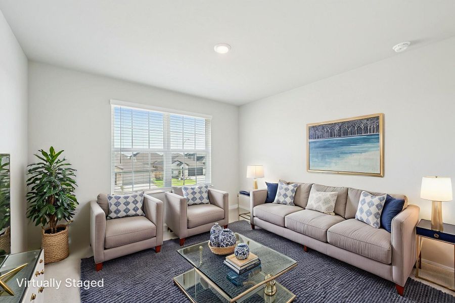 Photo is not of the actual home, but is an inspirational photo of builder’s model home and may depict options, furnishings, and/or decorator features that are not included