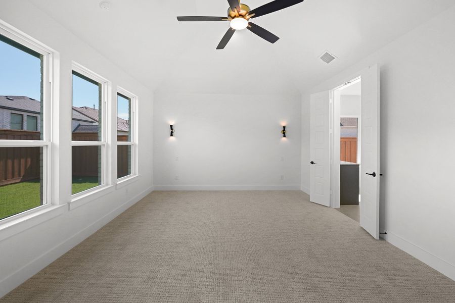 Spacious, unfurnished interior of a new home in Fields - 50' Lots, Frisco (Image 37). Spacious, unfurnished interior of a new home in Fields - 50' Lots, Frisco (Image 37).